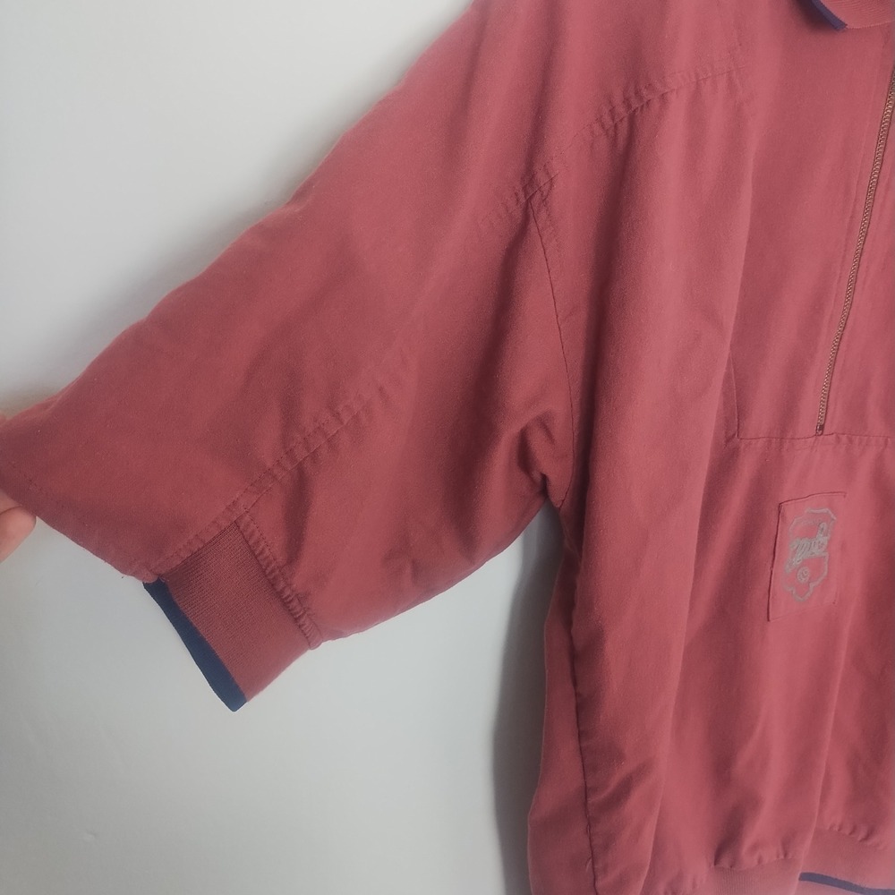 Vintage Street Scene Half Zip Pullover Men's Medium Retro 90s Sporty - Picture 3 of 9